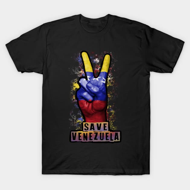 Save Venezuela T Shirt, Free the people of venezuela, T-Shirt by Jakavonis